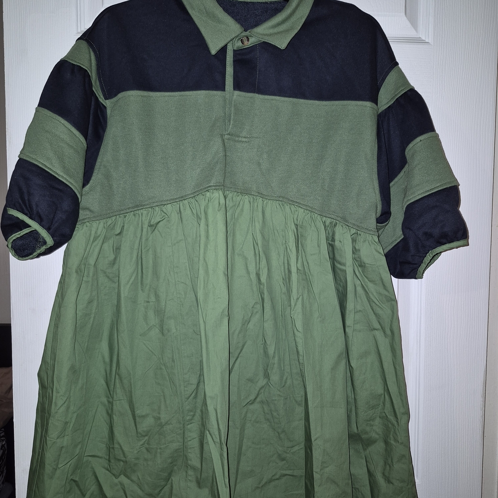 H&M Green and Black Women's Jersey Top